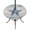 Navy, Blue, White, variant on Round Outdoor Tablecloth with Umbrella Hole and Zipper, Blue Crab Coastal Tablecloth with Elastic Waterproof, Summer Nautical Beach Coral Shell Patio Table Covers for 45" - 54" Picnic Pool Tables