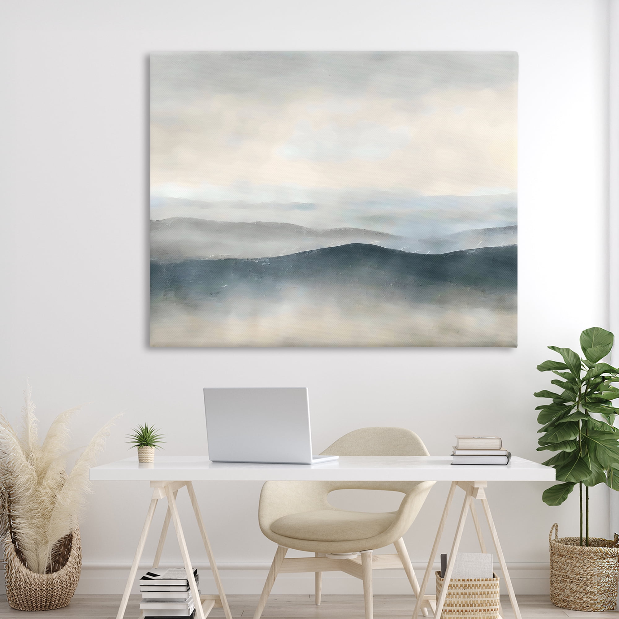 Stupell Industries Muted Horizon Serenity Canvas Wall Art, design by Riley B