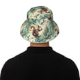 thumbnail image 5 of KLL Forest squirrel surreal Bucket Hat for Women Men Packable Travel Beach Sun Hat Outdoor Rave Accessories Reflective Fisherman Cap, 5 of 7