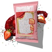 (6 pack) Legendary Foods Protein Pastry Bar, Strawberry, 20g Protein, 1 Pack, Keto Friendly, Gluten Free