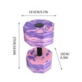 thumbnail image 2 of cpengpj Clearance Water Octagonal Camouflage Dumbbell, Water Aerobic Exercise Foam Dumbbell Pool Resistance, Water Aqua Fitness Barbells Hand Bar Exercises Equipment for Weight Loss, 2 of 4