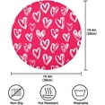 thumbnail image 4 of SKYSONIC Valentine's Day Love Heart Round Placemats for Dining Table Non-Slip Heat-Resistant Polyester Table Mats Set of 1 Washable Table Mats for Kitchen Dining Table Decoration, 4 of 7