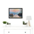 thumbnail image 2 of Monet Sunset Seine Lavacourt Winter Painting Artwork Framed Wall Art Print A4, 2 of 4