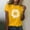 004_Yellow, variant on Green Oversized Tshirts for Women, Short Sleeve Tops for Women Trendy, School Polyester Work Wear Women, Women Sunflower Summer T Shirt Plus Size Loose Blouse Tops Girl Graphic Casual Tees