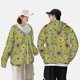 thumbnail image 4 of Balery Sage Green With Sunflowers Sudadera ligera de manga larga con capucha y protección solar UPF 50+ para hombre y mujer, ideal para pesca y running-XX-Large, 4 of 7