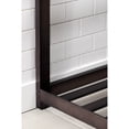 thumbnail image 2 of Kingston Brass VWP3722W4A5 Quadras 37" Ceramic Console Sink with Steel Base and Shelf (4-Inch, 3-Hole), White/Oil Rubbed Bronze, 2 of 7