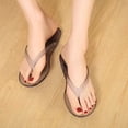 thumbnail image 2 of jiaxiM Comfy Flip Flops for Women Black Thong Sandals Quick Dry Shower Slippers Non- Platform Sandals Women Thick Sole Shower Shoes for College Dorm, 2 of 7