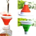 thumbnail image 7 of Kitchen Silicone Funnel Set, Wide Mouth & Collapsible | Multi Color Flexible Funnels for Filling Bottles, Cans, Jars with Liquid, Oil & Powder,Food-Grade Easy Storage Kitchen Gadgets for Pantry(1PC), 7 of 7