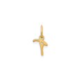thumbnail image 3 of 10k Yellow Gold Tau Cross Pendant for Women or Unisex Wear, Saint Francis Religious Symbol, Minimalist Christian Jewelry, Catholic Faith Charm, Spiritual Devotion Necklace, 3 of 6