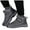 Grey, variant on Womens Mens Winter Snow Boots Fleece Lined Warm Ankle Booties Outdoor Hiking Walking Trekking Shoes