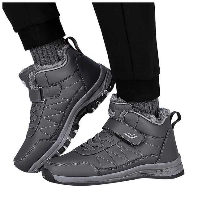 Dakaela Bottes d'Hiver pour Femmes et Hommes, Doublées en Molleton, Bottillons Chauds à la Cheville, Chaussures de Randonnée, Marche et Randonnée en Plein Air