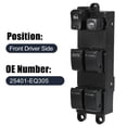 thumbnail image 2 of Interruptor de ventanilla eléctrica Unique Bargains para Nissan X-Trail 2002-2007, 2 of 7