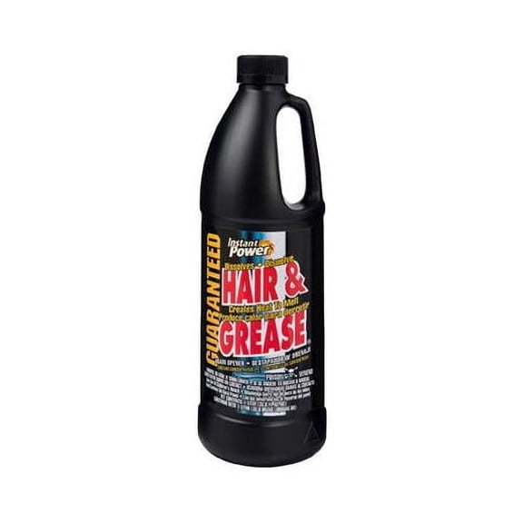 Instant Power Hair and Grease Drain Opener, 1 Liter