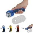 thumbnail image 2 of Coofit Rotary Cutter 45MM Ergonomic Handle Roller Cutter Cloth Cutting Tool for Sewing, 2 of 9