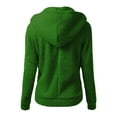 thumbnail image 4 of Nmmued Sherpa Hoodie Women, Warm Hoodies for Women, Fuzzy Hoodie Women, Warm Hoodies for Women, Womens Hoodies Pullover, Green M, 4 of 5