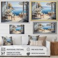 thumbnail image 4 of Designart "Retreat in Cannes French Riviera Serenity II" Nautical & Beach Floater Framed Wall Art Living Room, 4 of 7