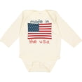 thumbnail image 3 of Inktastic Made in the U.S.A. Boys or Girls Long Sleeve Baby Bodysuit, 3 of 5