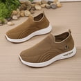 thumbnail image 6 of Women's Slip on Sneakers Breathable Platform Soft Sole Tennis Shoes Lightweight Athletic Gym Non Slip Work Shoes, 6 of 7