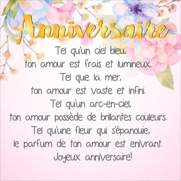 Anniversaire Sign