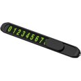 thumbnail image 1 of Temporary Car Parking Card, Vehicle Phone Number Card Plate, Luminous Phone Number Display Plate, Automotive Interior Accessories, 1 of 4