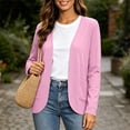 thumbnail image 2 of yillto Womens Cardigan Lightweight Soft Open Front Long Sleeve Casual Cardigans Coat with Pockets, 2 of 7