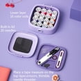 thumbnail image 2 of Yazoeia Portable Magnetic Pin Holder for Sewing with Needle and Thread Scissors, Ruler Magnetic Pin Cushion Home Goods Needle Minder(Purple) CJC912-175715, 2 of 7