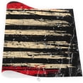 thumbnail image 5 of Placemats Set of 4 Heat-Resistant Rectangle Place Mats Independence Day USA Flag Washable Plastic PVC Dining Table Mat Non-Slip Wipeable Woven Vinyl Placemat for Kitchen Patio Table Decor, 5 of 8