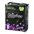 thumbnail image 3 of Stayfree Overnight Ultra Thin Pads With Wings, Unscented, 40 Ct, 3 of 9