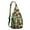 Dark-green, variant on Boho Tropical Floral Sling Backpack – Hawaiian Print Hiking Daypack with Jungle Leaves, Hibiscus & Palm Leaf Design, Lightweight & Waterproof for Summer Beach & Resort Travel