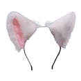 thumbnail image 1 of Diadema de felpa con orejas, tocados para el pelo, accesorios para fiestas de disfraces, accesorios para el cabello para puesta en escena, fiestas de rosa, 1 of 8