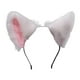 thumbnail image 1 of Diademas con orejas, accesorio para el cabello, lindo disfraz de fiesta de cosplay, diadema con orejas para el cabello blanco rosa, 1 of 9