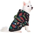 thumbnail image 2 of Fotbe Hand Drawn Colorful Fishes Sudadera con Estampado para Perros Pequeños – Suéter con Capucha para Mascotas, Tela Suave de Forro Polar con Bolsillo-Medium, 2 of 7