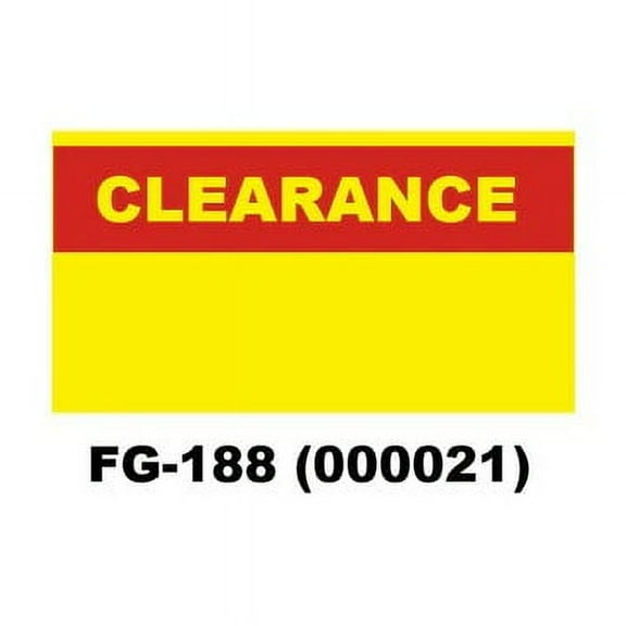 Monarch 1131 "CLEARANCE" Labels (8 rolls) - 000021