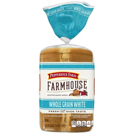 Pepperidge Farm Farmhouse Whole Grain White Bread, 24 oz. Bag - Walmart.com