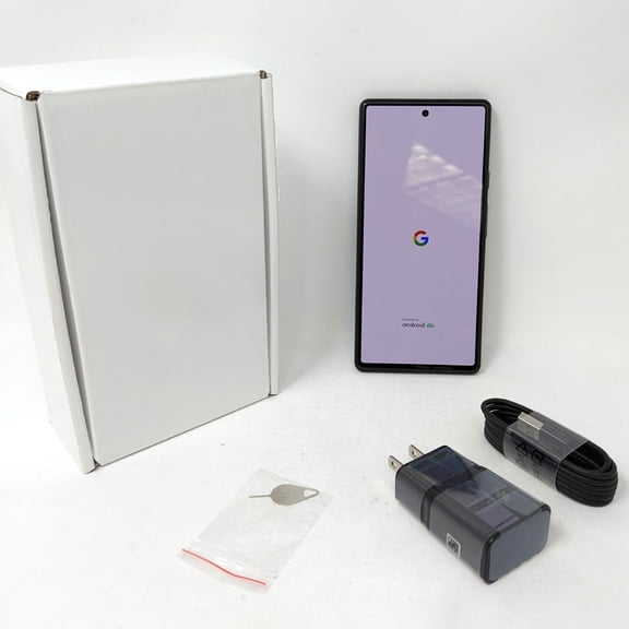 Pre-Owned Google Pixel 6 5G 128GB GB7N6 Factory Unlocked 6.4" 8GB RAM 50 MP Smartphone - Stormy Black (Fair)