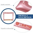 thumbnail image 3 of QUMIIRITY 1Ud Marco Para Fotos Inflable En Oro Rosa De PVC Ideal Para Momentos Especiales En Cumpleaños, 3 of 5