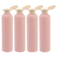 thumbnail image 2 of 4 botellas de viaje rellenables para champú y acondicionador, vacías, de plástico, con tapa abatible, reutilizables, para loción de 260 ml, 2 of 7