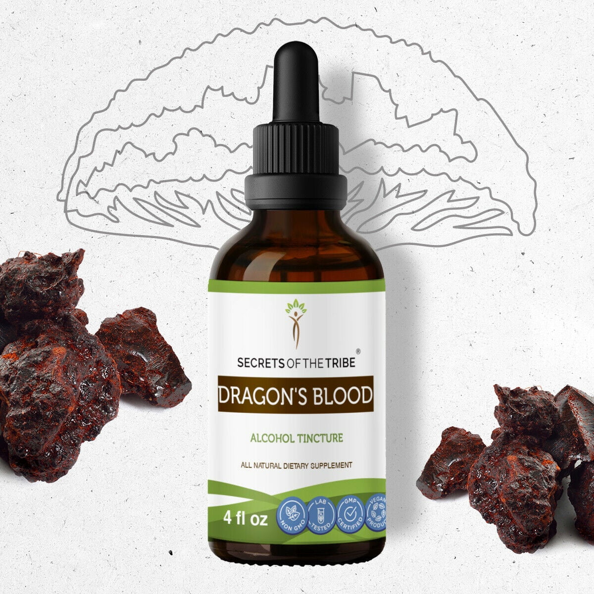Dragon S Blood Tincture Alcohol Extract Wildcrafted Dragon S Blood Croton Lechleri Dried Tree Sap 4 Oz Walmart Com
