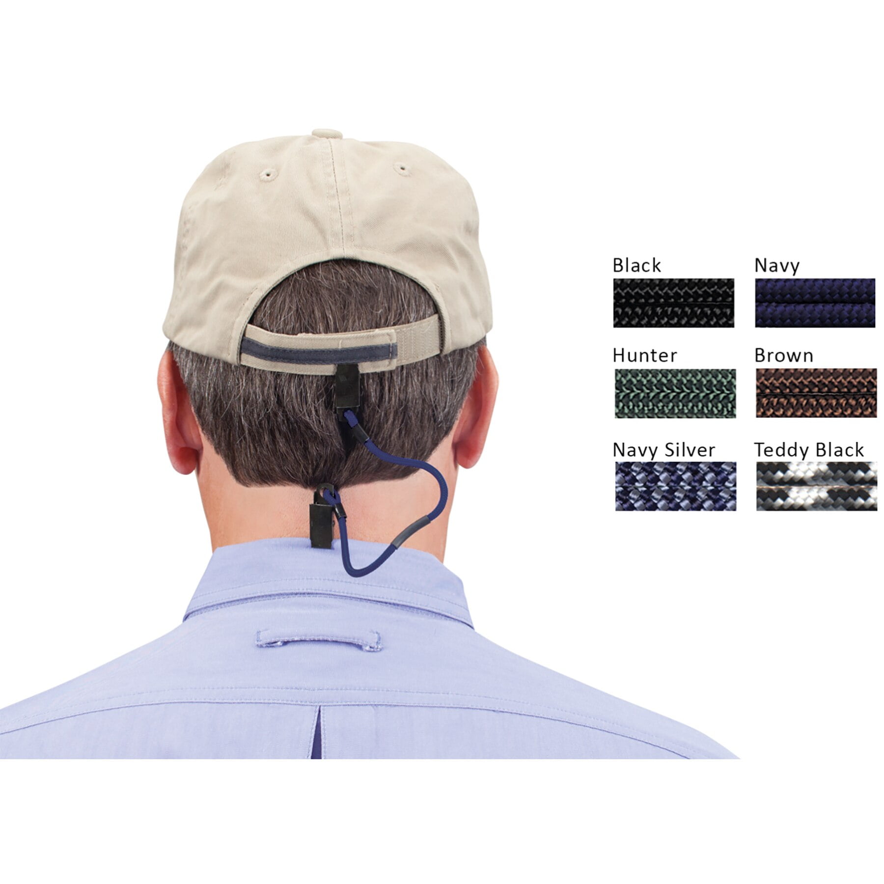 Croakies Lid Latch Green Secure Strong Metal Hat Clip Cap Retainer