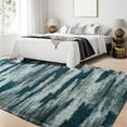 thumbnail image 3 of Jamfeel Plush Fluffy Area Rugs for Living Room Indoor Non Slip Printed Rug Home Decor Floor Carpet, 6'x9', Blue, 3 of 8