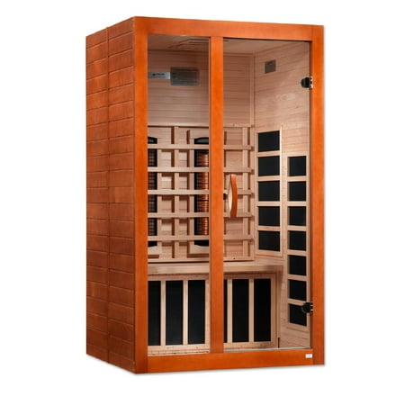 Dynamic Saunas Santiago 2-Person Full Spectrum Near Zero EMF (Under 2MG) FAR Infrared Sauna