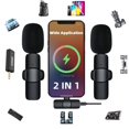 thumbnail image 1 of Microphone Extérieur de Téléphone Portable de Lavalier Microphone de Réduction du Bruit de Diffusion en Direct KM09 Prend en Charge la Charge Tout en Utilisant, 1 of 8
