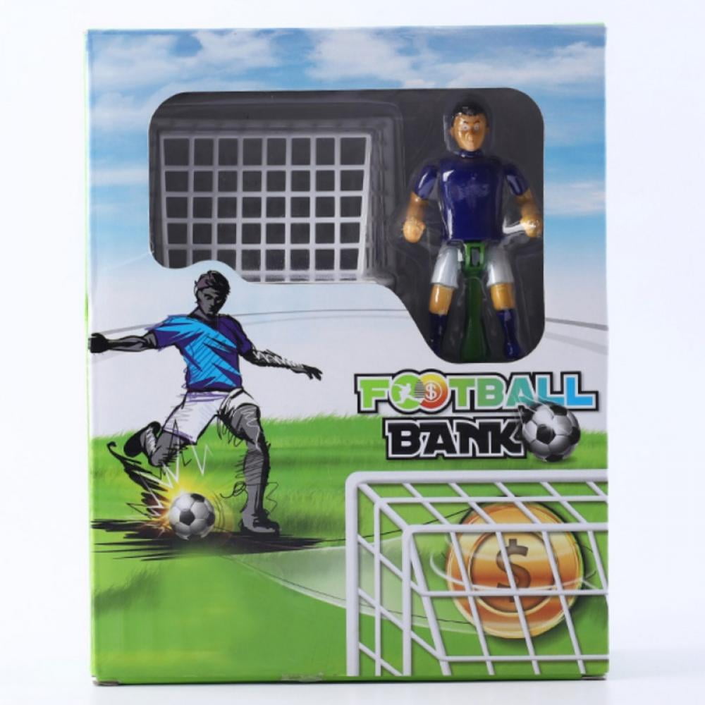 Globalflashdeal Novelty gift cartoon football savings pot electric piggy bank Soccer Player Goal Kicking Coin Bank Football Piggy Bank Money Box