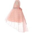 thumbnail image 4 of Big Girl Flower Girl Dress Hi-Low Style Lace Allover Blush 16 MBK360, 4 of 4