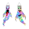 thumbnail image 2 of Halloween Decorations Outdoor Indoor, 2 Pack Light Up Ghost Decorations with LED Lights, Hanging Ghost Halloween Decor for Yard Porch Garden Lawn Party (1A-2Pack), 2 of 6