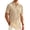 Light Camel, variant on RICHCOIN Polo Shirts for Men Summer Short Sleeve Textured Knit Casual Golf Tops Collared T Shirt