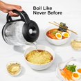 thumbnail image 4 of Chefman 1.7 Liter Electric Kettle With Easy Fill Lid, Cordless With Removable Lid And 360 Swivel Base, LED Indicator Lights, 4 of 9