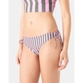 thumbnail image 4 of Roxy Stripe Out Lace Hipster Full Bikini Bottom - Size M - Color: Pink Combo, 4 of 6