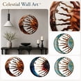 thumbnail image 2 of Metal Wall Art | Metal Sun Moon Decor Celestial Theme Bohemian Decor | Gift for Housewarming | Living Room Wall Decor | Outdoor Wall Decor, 2 of 8