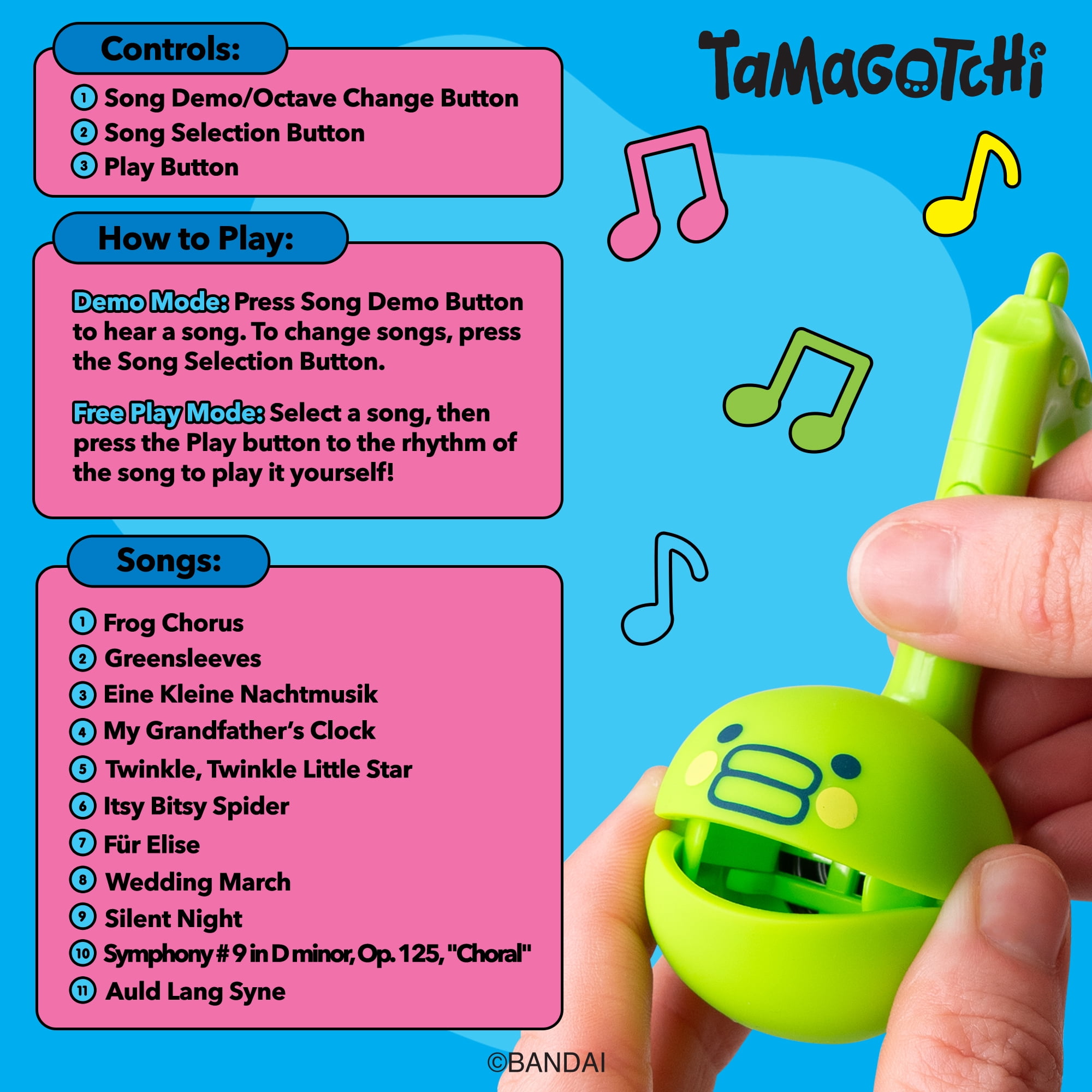 Otamatone Melody Tamagotchi Electronic Portable Music Instrument/Synthesizer Toy from Japan by Maywa Denki (Officially Licensed) [English Instructions] - Kuchipatchi